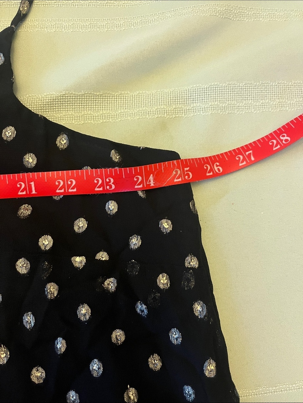 LOFT Black Polka Dot V-Neck Cami size 18 Plus - Picture 5 of 7